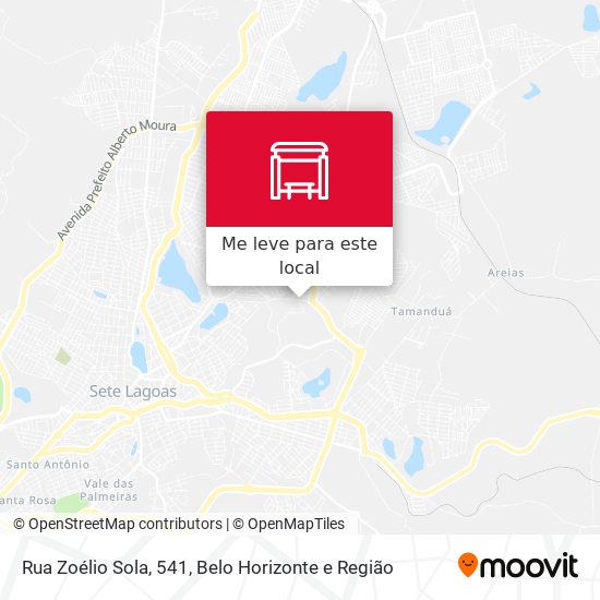 Rua Zoélio Sola, 541 mapa