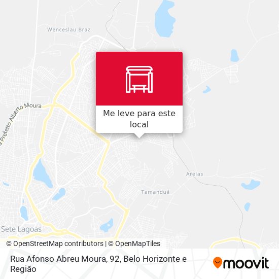 Rua Afonso Abreu Moura, 92 mapa