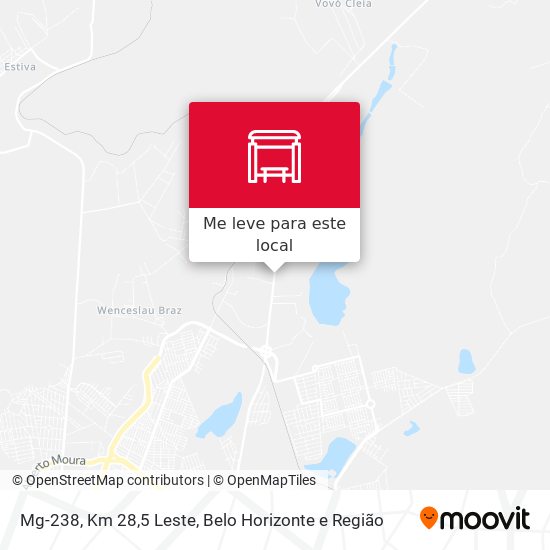 Mg-238, Km 28,5 Leste mapa