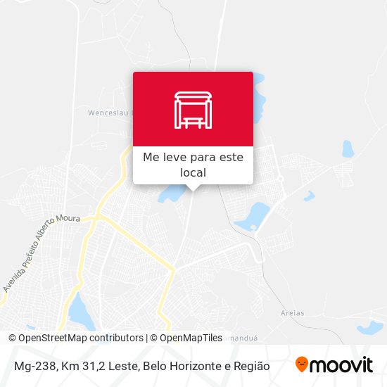 Mg-238, Km 31,2 Leste mapa