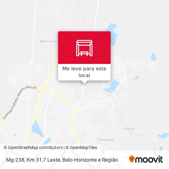 Mg-238, Km 31,7 Leste mapa