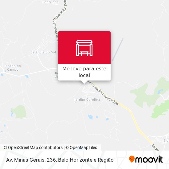 Av. Minas Gerais, 236 mapa