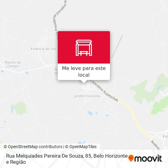 Rua Melquíades Pereira De Souza, 85 mapa