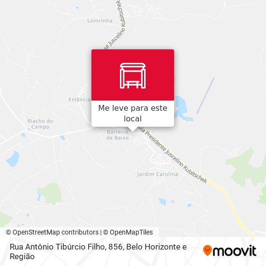 Rua Antônio Tibúrcio Filho, 856 mapa