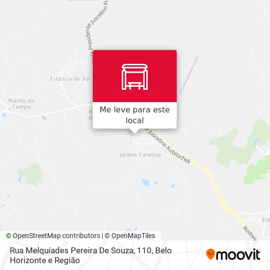 Rua Melquíades Pereira De Souza, 110 mapa