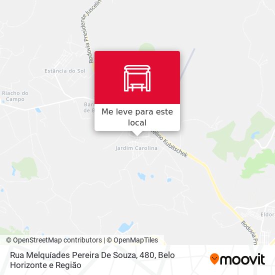 Rua Melquíades Pereira De Souza, 480 mapa