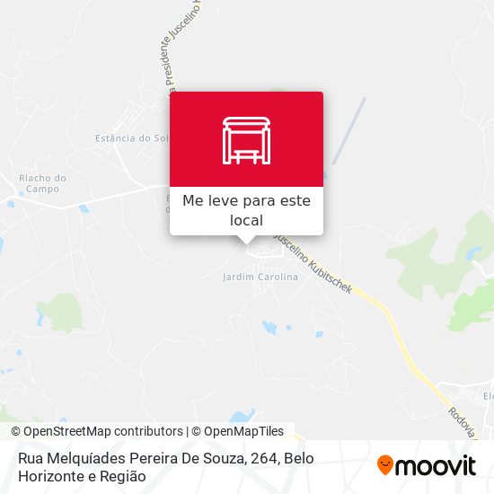 Rua Melquíades Pereira De Souza, 264 mapa