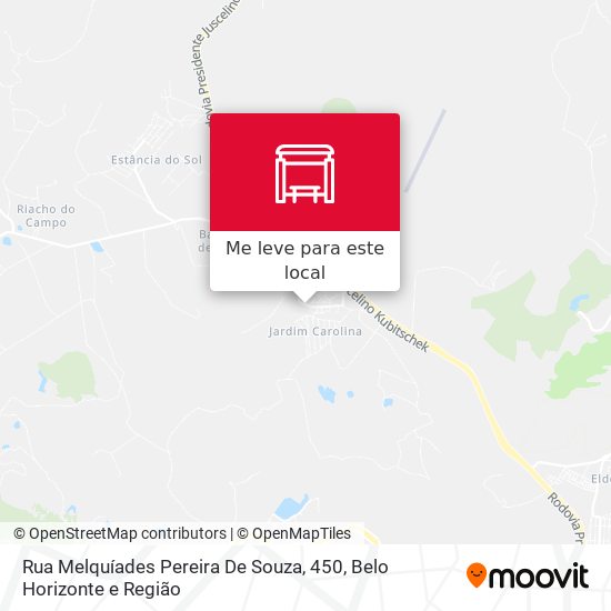 Rua Melquíades Pereira De Souza, 450 mapa