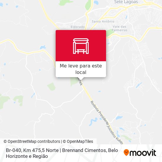 Br-040, Km 475,5 Norte | Brennand Cimentos mapa