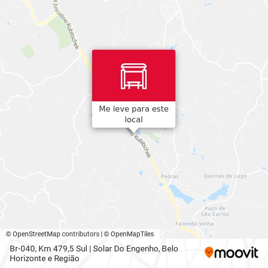 Br-040, Km 479,5 Sul | Solar Do Engenho mapa