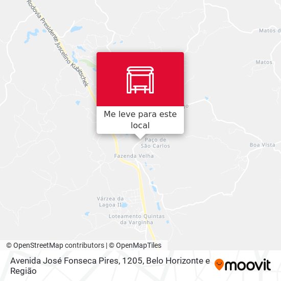 Avenida José Fonseca Pires, 1205 mapa