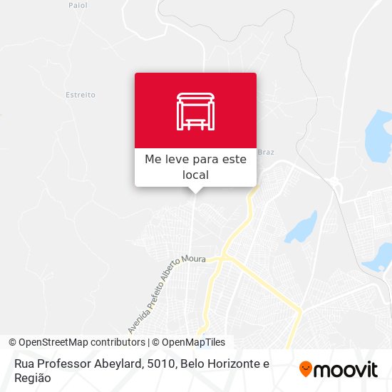 Rua Professor Abeylard, 5010 mapa