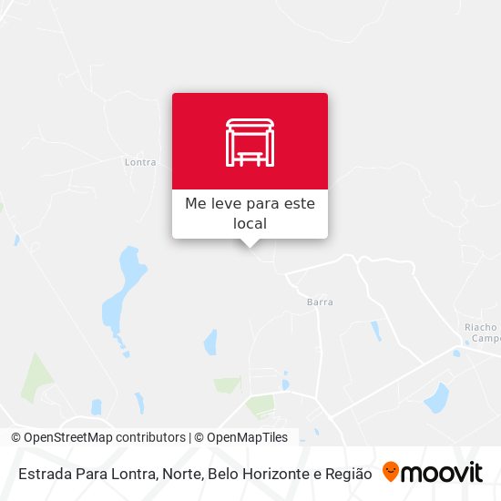 Estrada Para Lontra, Norte mapa