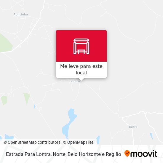 Estrada Para Lontra, Norte mapa