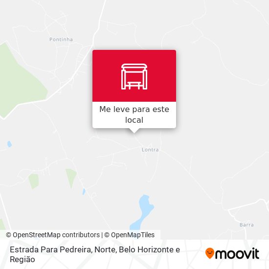 Estrada Para Pedreira, Norte mapa