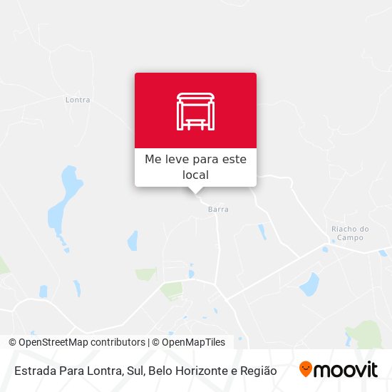 Estrada Para Lontra, Sul mapa
