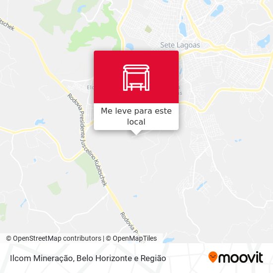 Ilcom Mineração mapa