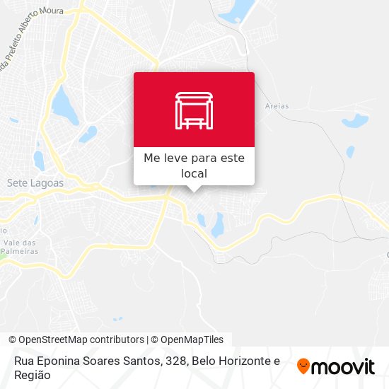 Rua Eponina Soares Santos, 328 mapa