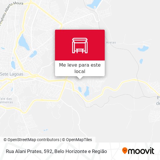 Rua Alani Prates, 592 mapa