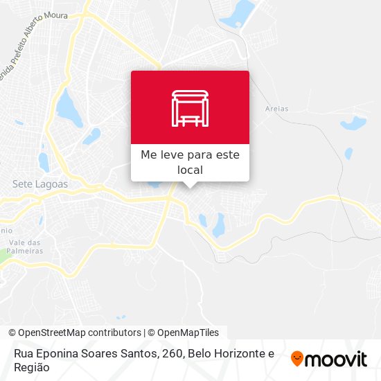 Rua Eponina Soares Santos, 260 mapa