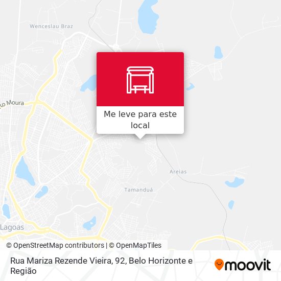 Rua Mariza Rezende Vieira, 92 mapa