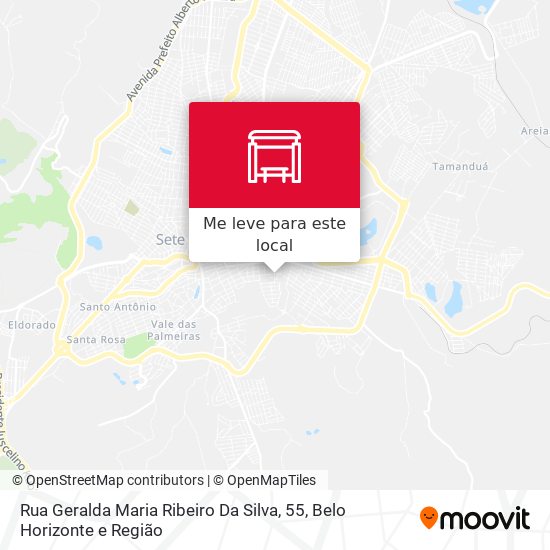 Rua Geralda Maria Ribeiro Da Silva, 55 mapa