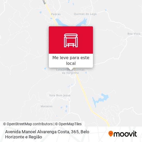 Avenida Manoel Alvarenga Costa, 365 mapa