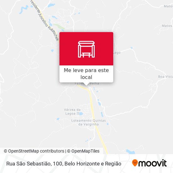 Rua São Sebastião, 100 mapa