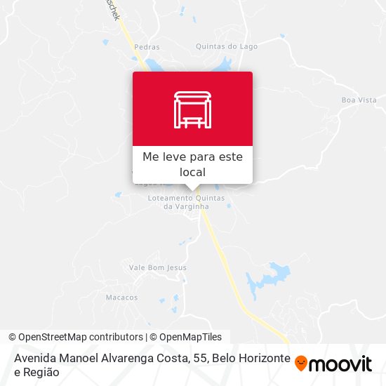 Avenida Manoel Alvarenga Costa, 55 mapa