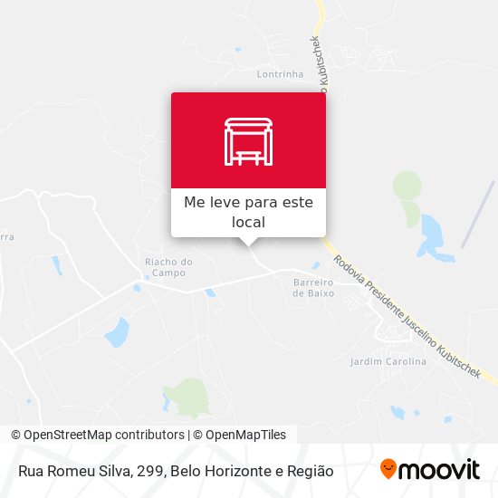 Rua Romeu Silva, 299 mapa