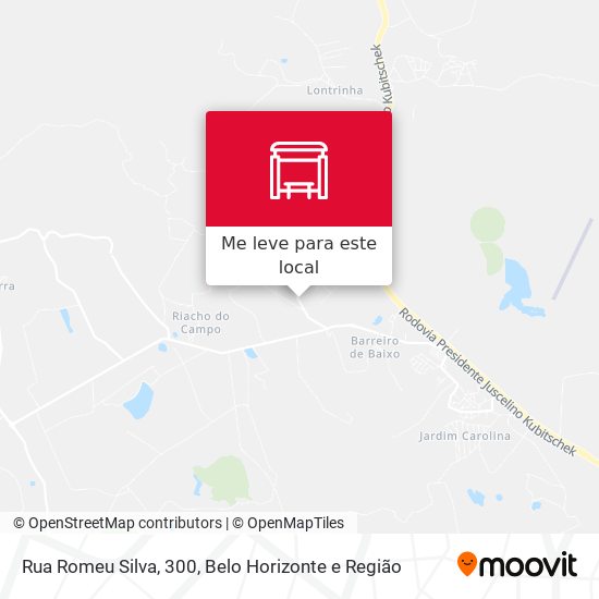 Rua Romeu Silva, 300 mapa