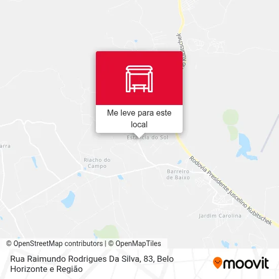 Rua Raimundo Rodrigues Da Silva, 83 mapa