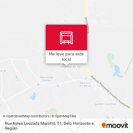 Rua Ayres Louzada Marotto, 51 mapa