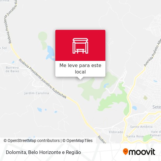 Dolomita mapa