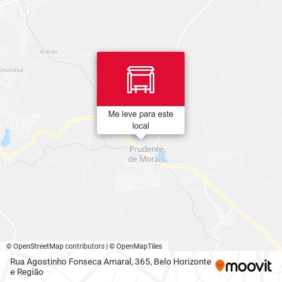 Rua Agostinho Fonseca Amaral, 365 mapa