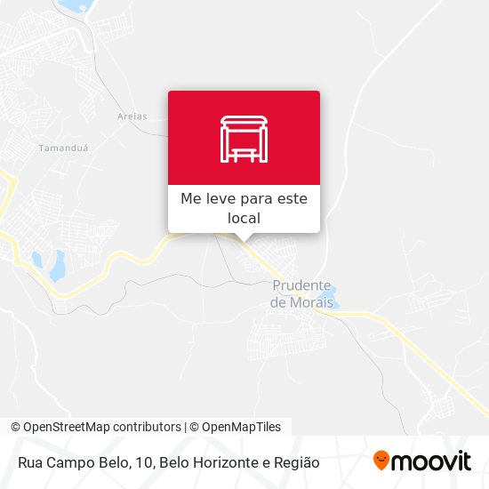 Rua Campo Belo, 10 mapa