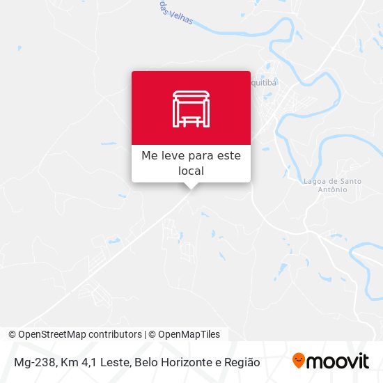 Mg-238, Km 4,1 Leste mapa
