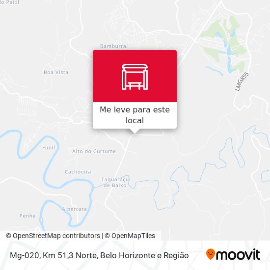 Mg-020, Km 51,3 Norte mapa