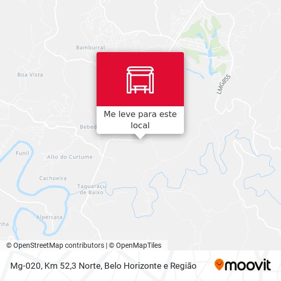 Mg-020, Km 52,3 Norte mapa
