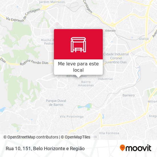 Rua 10, 151 mapa