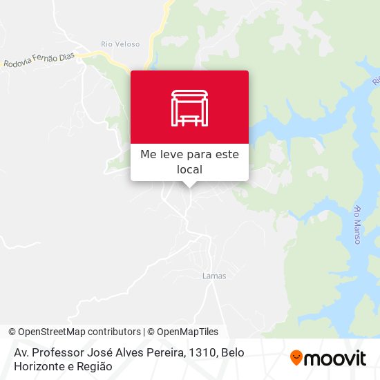 Av. Professor José Alves Pereira, 1310 mapa