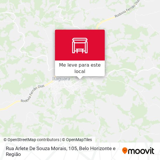 Rua Arlete De Souza Morais, 105 mapa