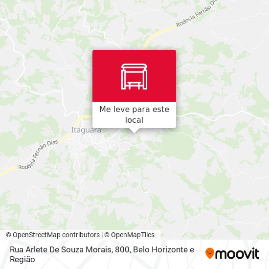 Rua Arlete De Souza Morais, 800 mapa