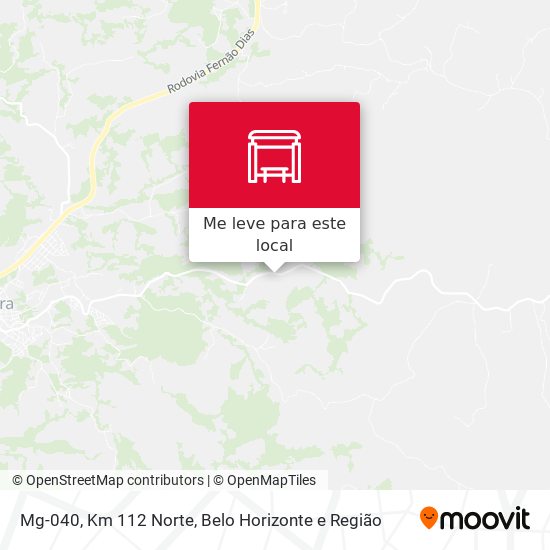 Mg-040, Km 112 Norte mapa