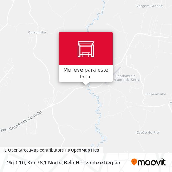 Mg-010, Km 78,1 Norte mapa