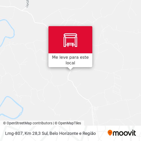 Lmg-807, Km 28,3 Sul mapa