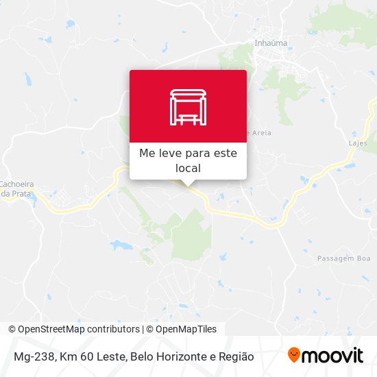 Mg-238, Km 60 Leste mapa