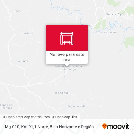 Mg-010, Km 91,1 Norte mapa