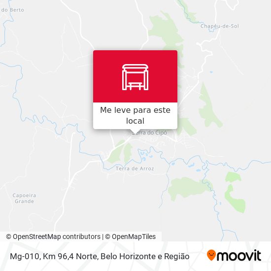 Mg-010, Km 96,4 Norte mapa