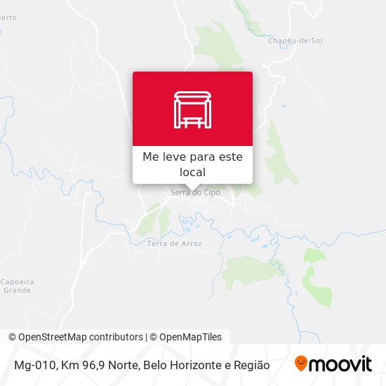 Mg-010, Km 96,9 Norte mapa